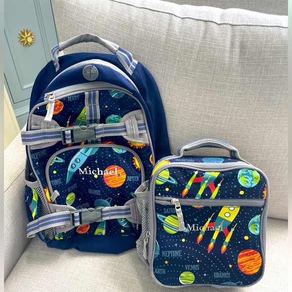 Pottery Barn Kids Accessories Pottery Barn Boy Michael Solar System Backpack And Lunch Set